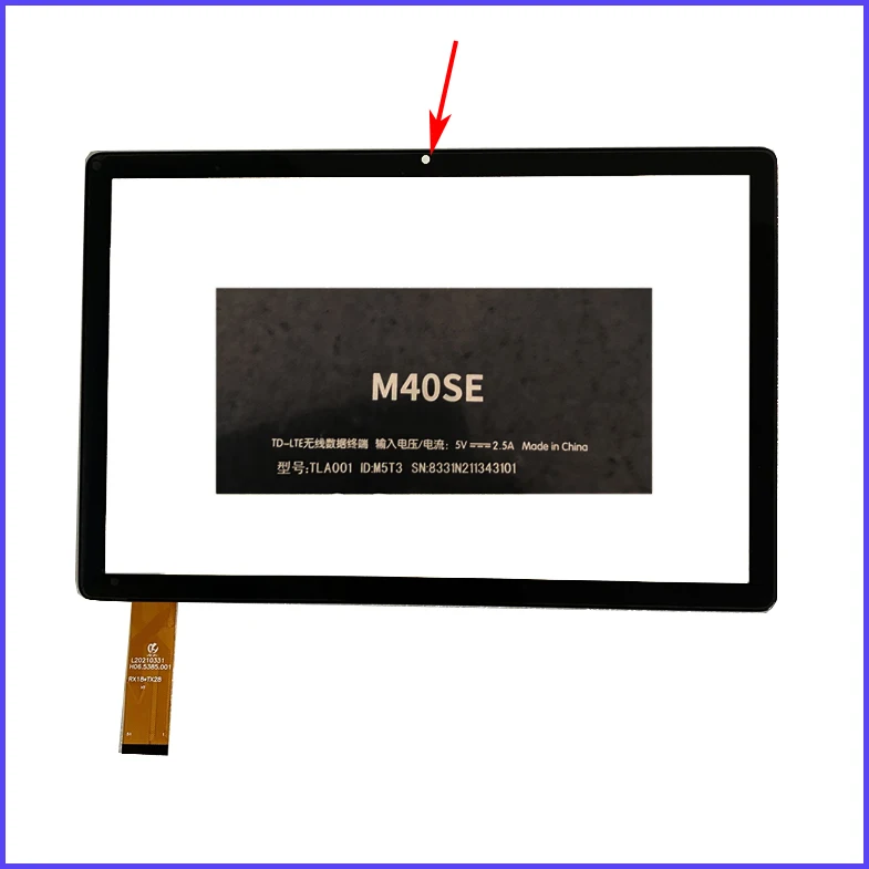 

P/N H06.5385.001 Tablet TLA001 ID:M5T3 New 10.1 inch For Taipower M40SE Touch Panel Sensor Glass Digitizer PAD Repair