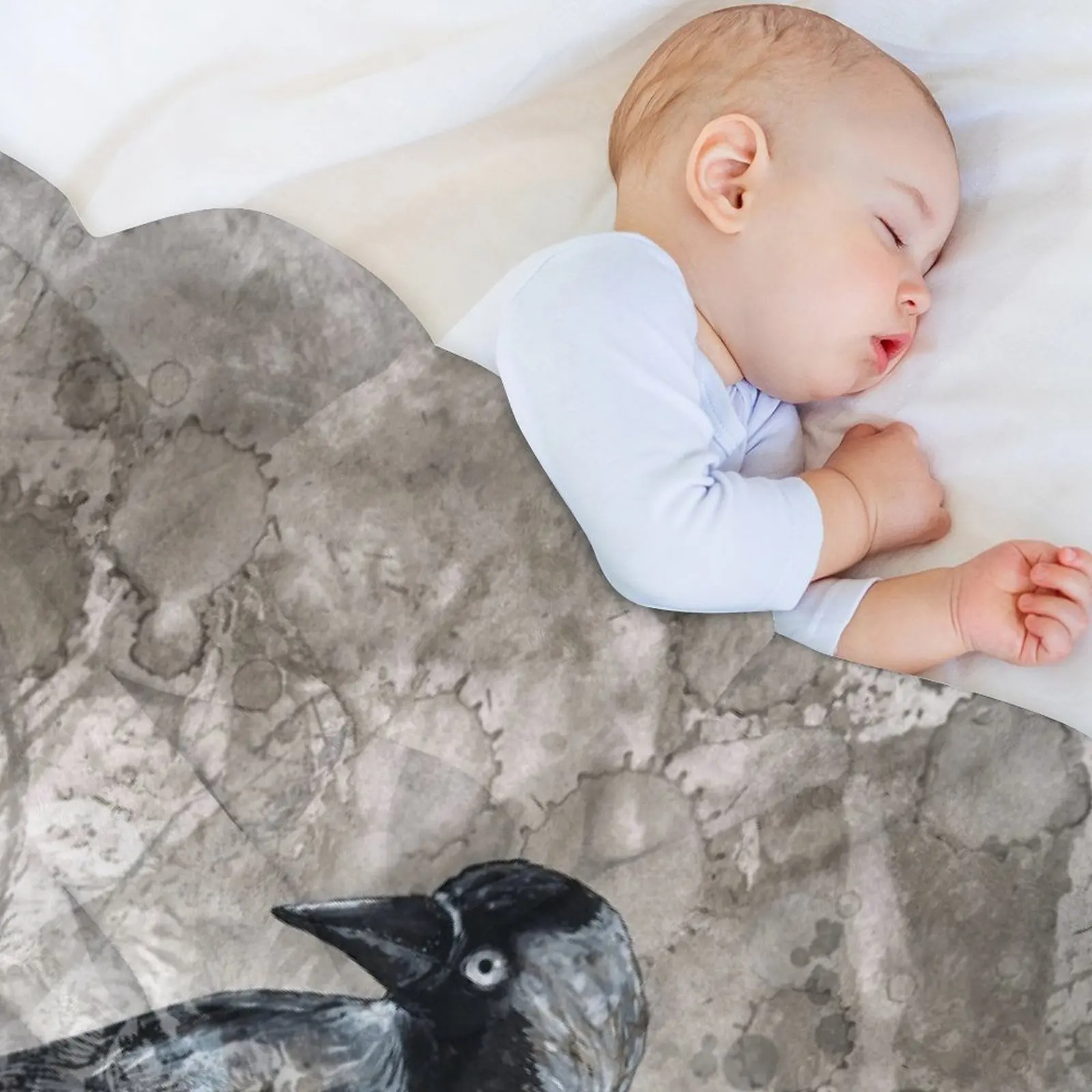 Одеяло в стиле гранж jackdaw Пляжные волосатые одеяла