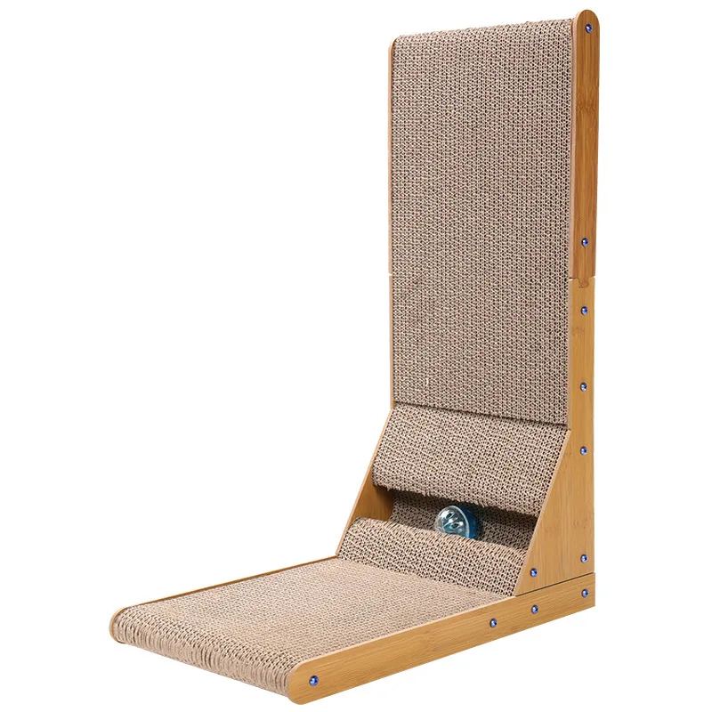 

Настенная Вертикальная Когтеточка для кошек L-образная большая износостойкая Когтеточка скребок для кошек тренировочная Когтеточка игруш...