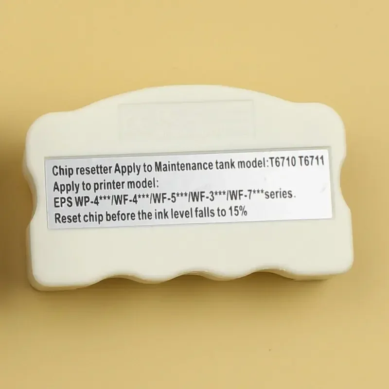 T6710 T6711 Сброс чипа резервуара для обслуживания принтера Epson WP-4010 4015 4525 4530 4540 WF-7710 7715