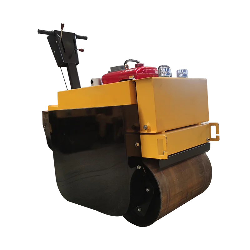 Маленький ручной двухколесный ролик на заказ виброролик с бензиновым дизельным