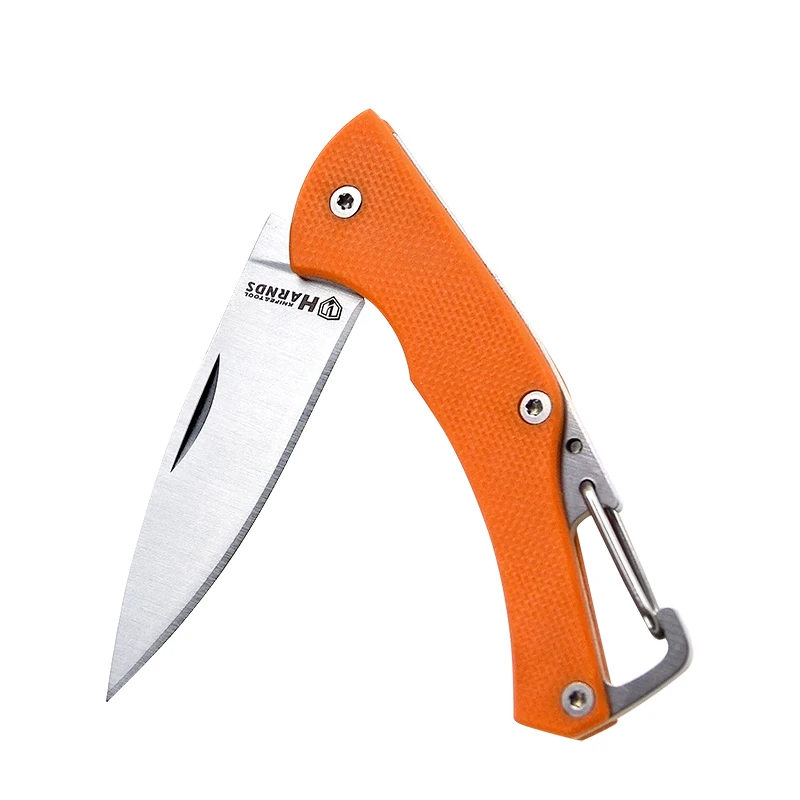 Harnds Lark CK1101 Складной карманный нож 8Cr14MoV Лезвие G10 Ручка Открытый инструмент