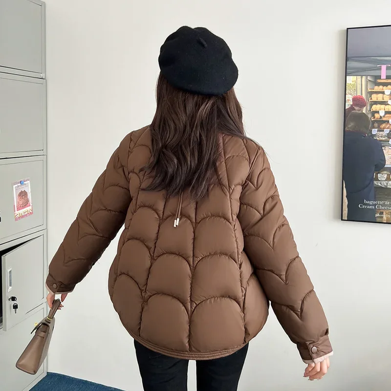 Женское зимнее пальто куртка для девочек парки хлопковая новая свободного