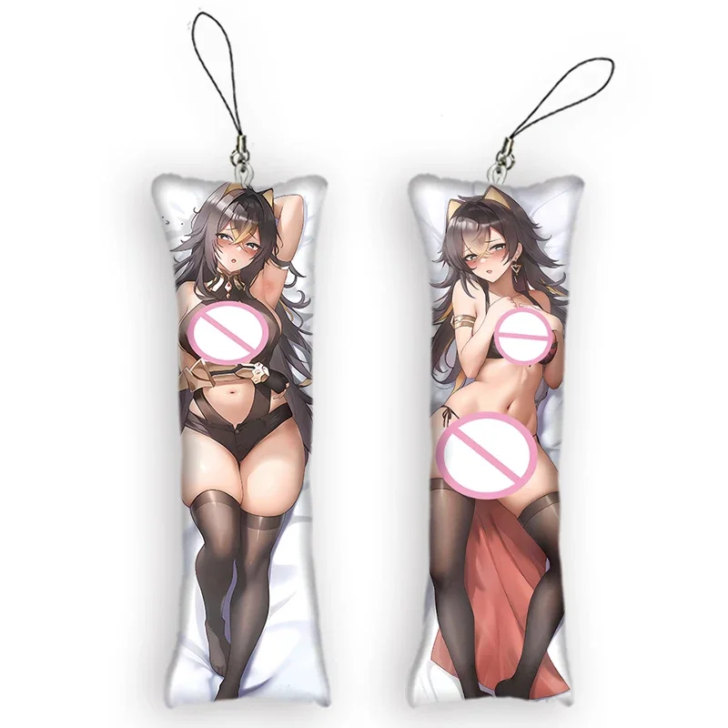 Модный мини-брелок Genshin Impact Dehya с тематическим персонажем Dakimakura аниме Kawaii