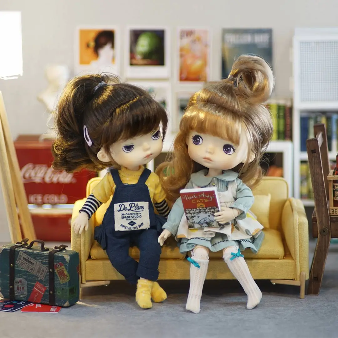Кукла Резиновая Xiaomi BJD Monst Savage Baby шарнирная кукла на все тело подвижная высота 20