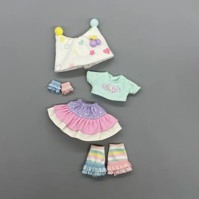 Фото Одежда для кукол подходит для кукол BJD 16-17 см, масштаб 1/8, 1/12, OB11YMY, GSC. Можно носить как аксессуары для игрушек DIY (кукла в комплект не входит). №3