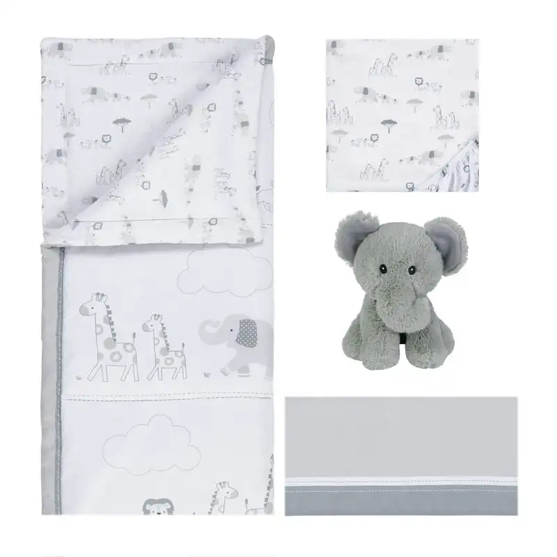 

Follow the Leader 4 Piece Crib Bedding Set