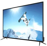 Large Screen UHD 50 55 65 inch Televisores Smart TV 4K, Golden Cabinet Television LED TV, A Class Televisions Guangzhou