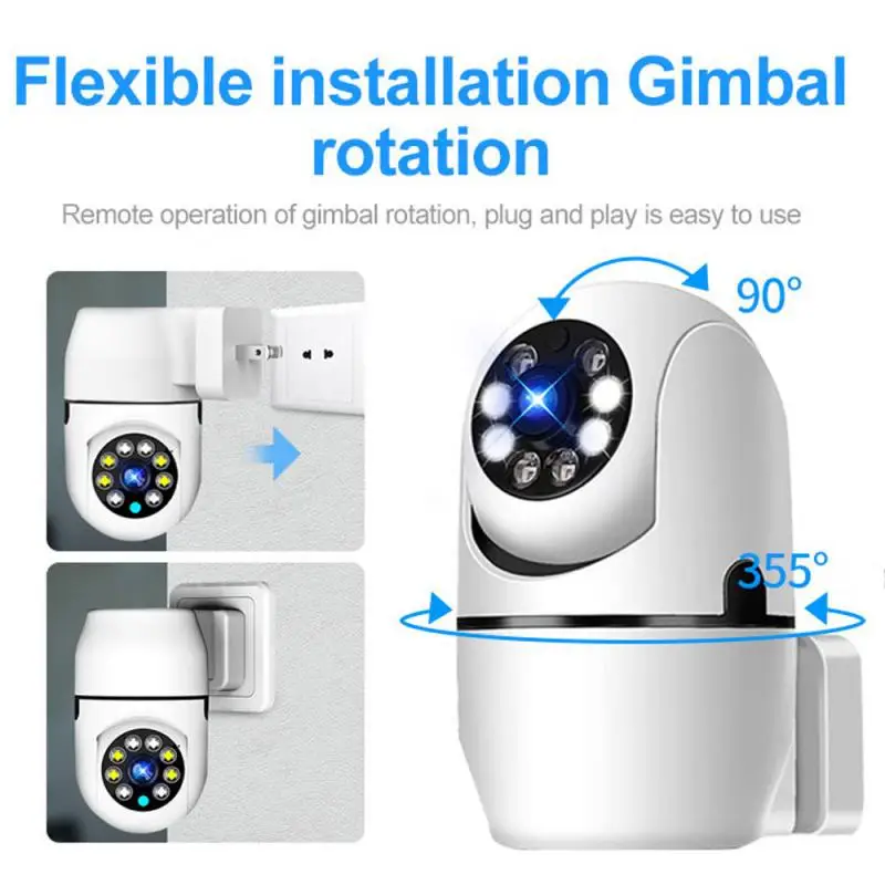 

Mobile Remote Wifi Camera Mini Surveillance Camera Motion Detection Mini Camera Auto Tracking Hd Camera Audio Video Cam Indoor
