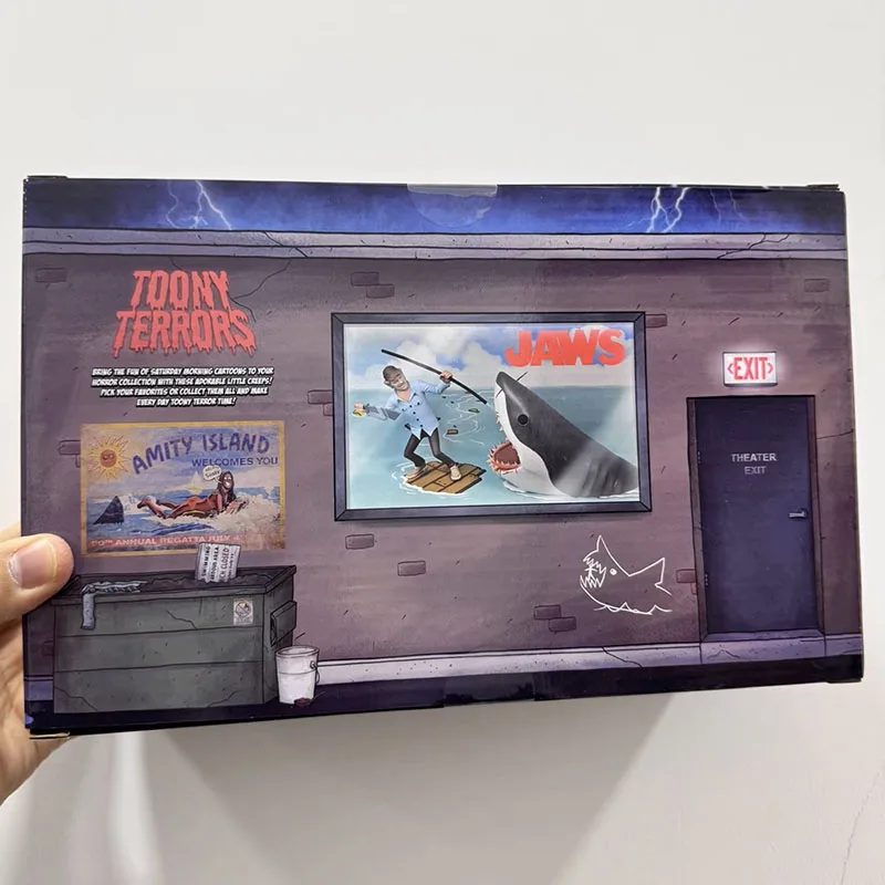 Фото Тони Terrors NECA 03346, фигурка JAWS Hooper, экшн-фигурки, аниме, ПВХ, подвижная модель, кукла, орнамент, игрушки, оригинальный подарок для детей №4