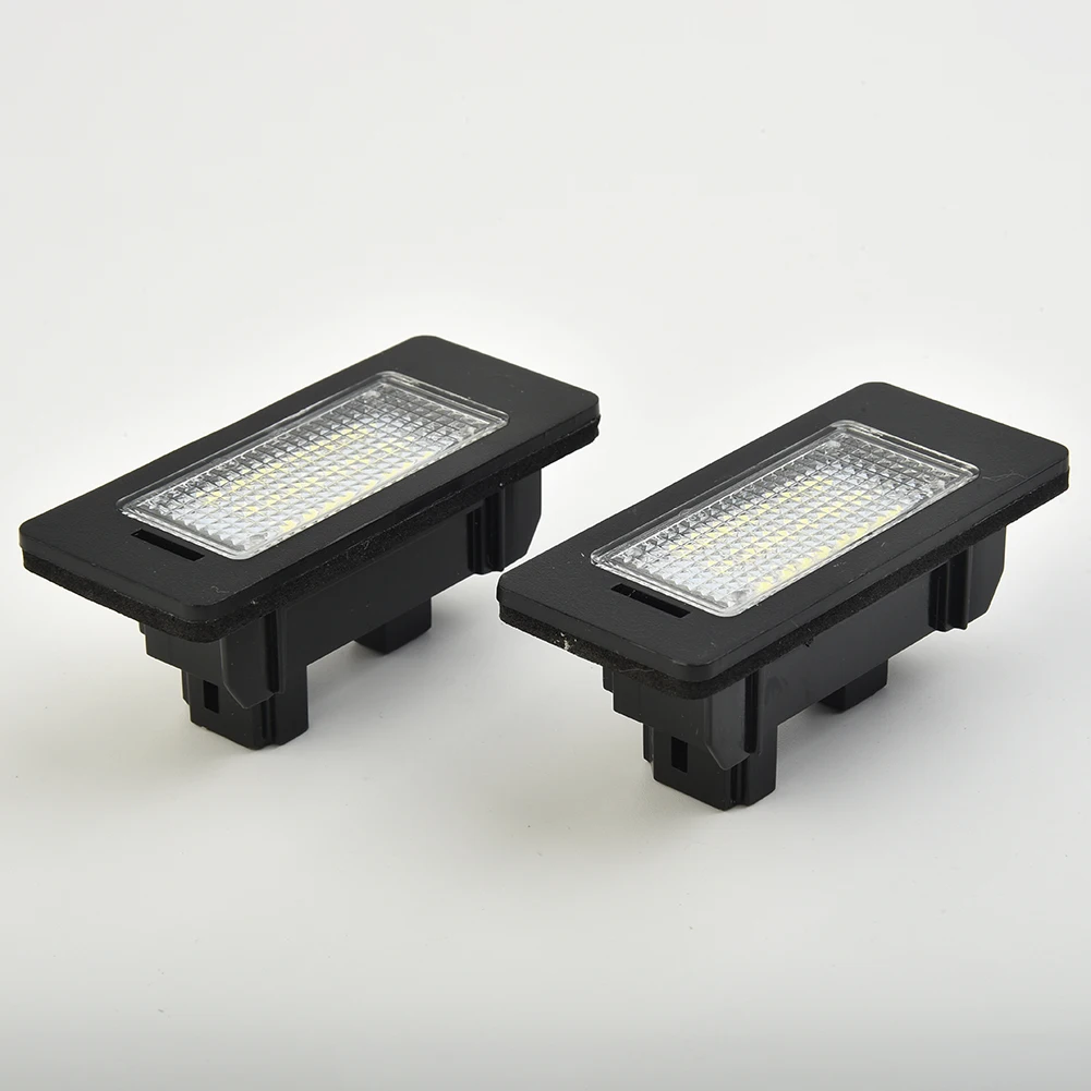 

2pcs Error Free LED License Plate Light Bulb For BMW E90 E92 E39 E60 E61 M5 E70 12V 6500K White Led Car Number Plate Light Bulb
