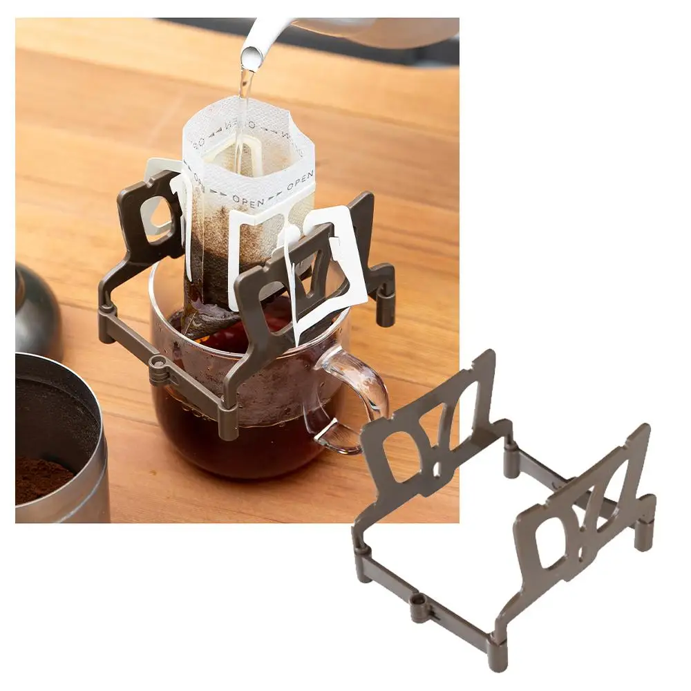 

Coffee Filter Holder Portable Reusable Outdoor Tea Coffeeware Baskets Shelf Filters Dripper Ears Disposable Drip Paper Bags X6S7