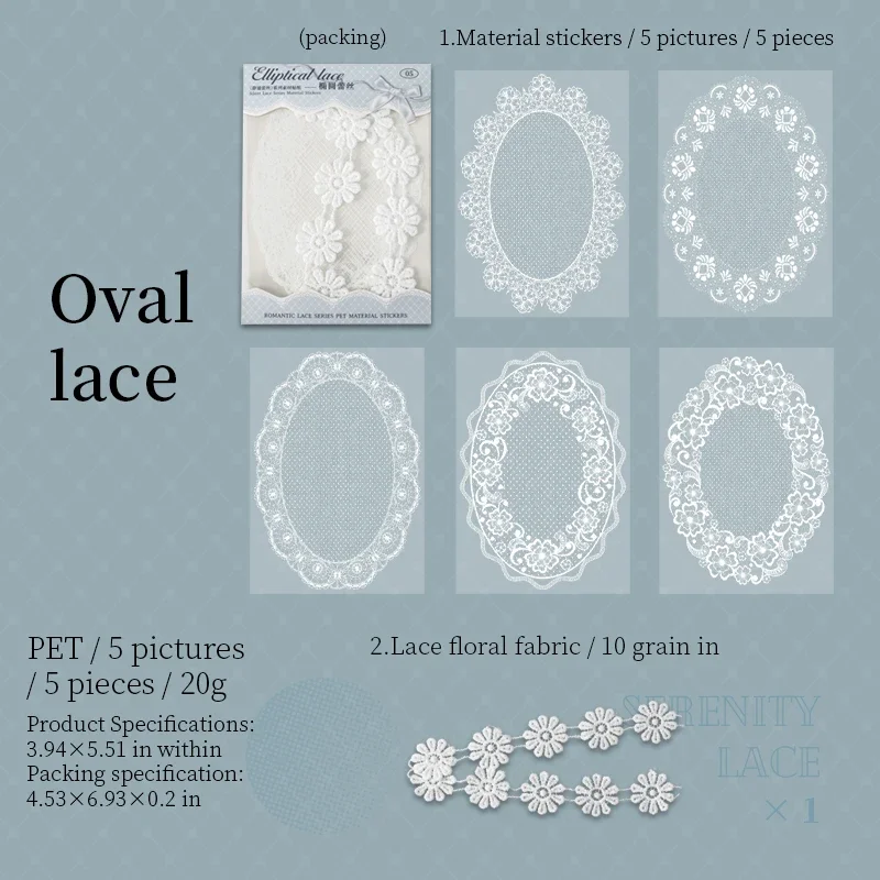 

JIANWU Secrenity кружевная серия винтажная кружевная цветочная кайма ландшафтный материал наклейка для коллажа креативные канцелярские принадлежности для журнала «сделай сам»