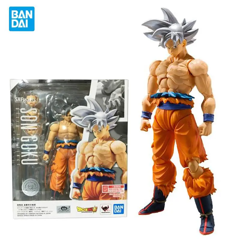 

Фигурка героя мультфильма BANDAI SHF Dragon Ball Goku Ultra Instinct S.H. Фигуарт, подвижная Коллекционная модель, кукла, игрушки в подарок