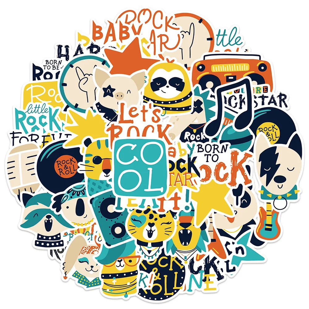 

10/30/52 шт., наклейки в стиле ретро