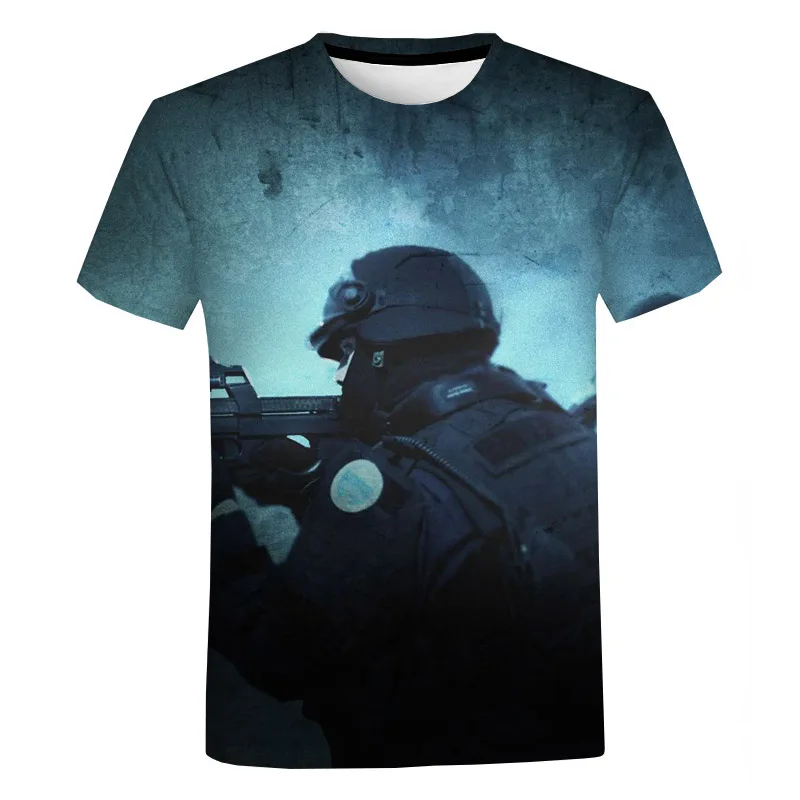 

Cosplay Game 3D Print CS GO Men T-shirt CSGO Vintage T Shirt Harajuku Anime Clothes Fashion Casual Summer Men Clothing Tops