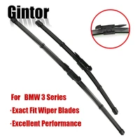 gintor car wiper blade for bmw 3 series e36 e46 e90 e91 e92 e93 f30 f31 f34 fit hookside pinpinch tab arms auto accessories