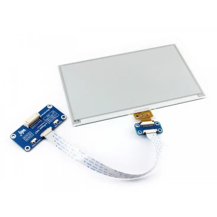 Фото Waveshare 800x480 7,5-дюймовый дисплей E-Ink HAT с электронной бумагой поддерживает Raspberry Pi STM32, двухцветный, со сверхнизким энергопотреблением №4