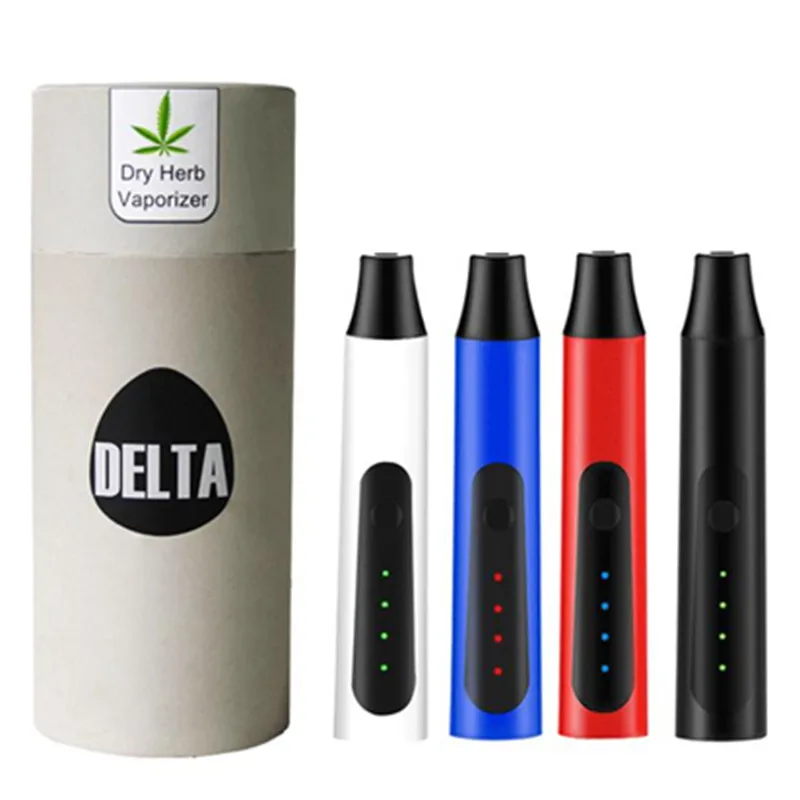 

Электронная сигарета DELTA, испаритель для сухих трав, емкость аккумулятора 2200 мАч, керамическая камера контроля температуры, вейп для сухих т...