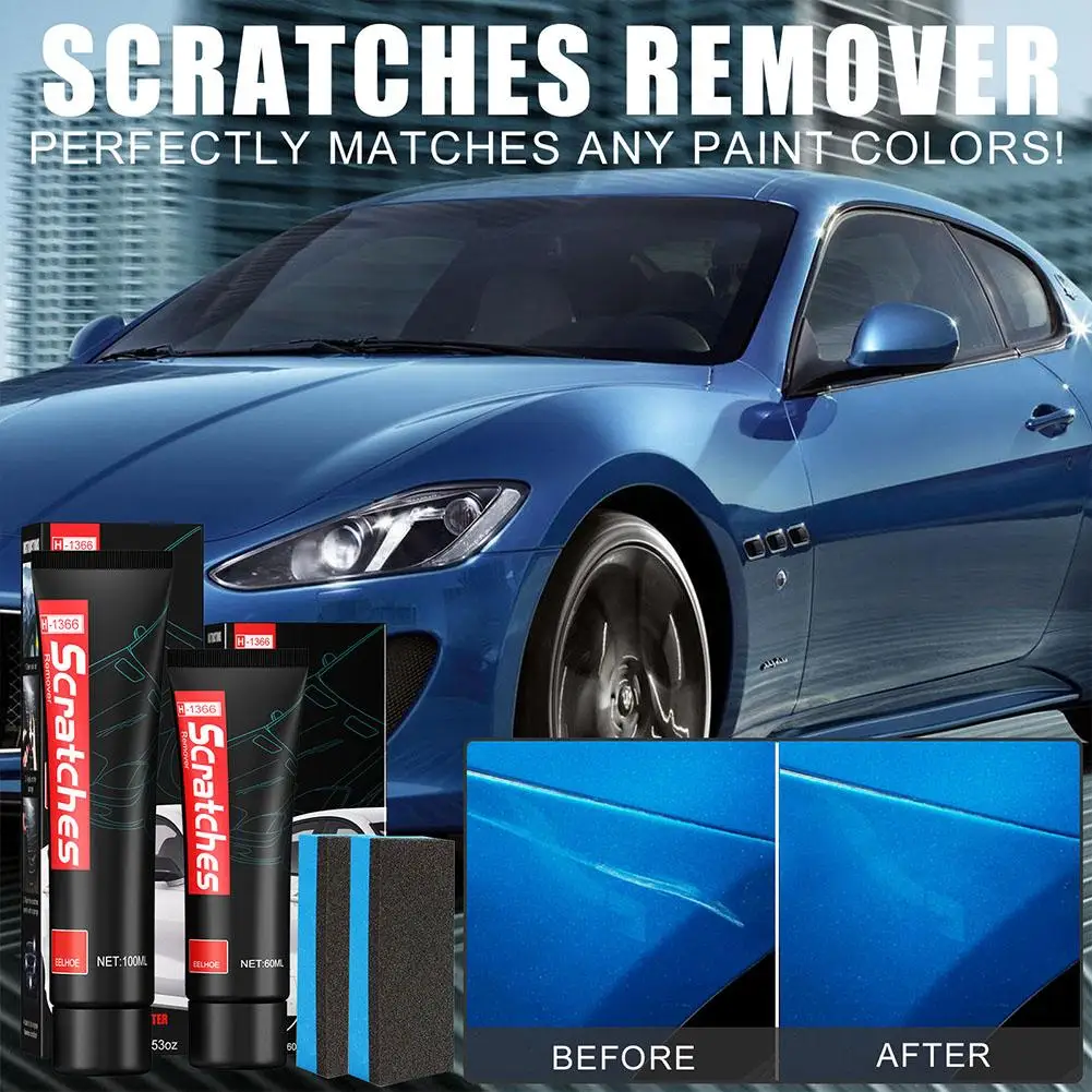 Car Scratch Repair Wax Kit Auto Paint Care Polishing Paste Styling Repair Wax Accessories Grinding Cleaning Automo A0C9