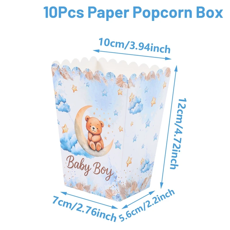 

Бумажные коробки для попкорна, набор из 10 штук