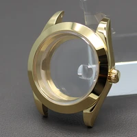 36mm 40mm gold case mens watch parts oyster perpetual day date sapphire crystal for nh35 nh36 miyota 8215 movement 28 5mm dial
