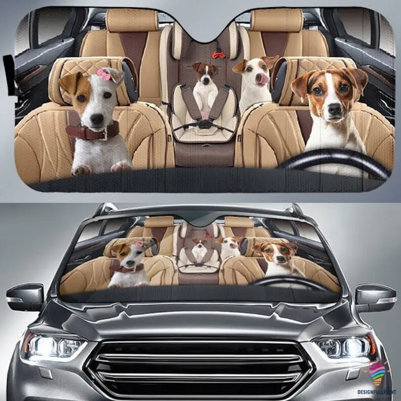 

Солнцезащитный козырек для автомобиля Jack Russel Terrier