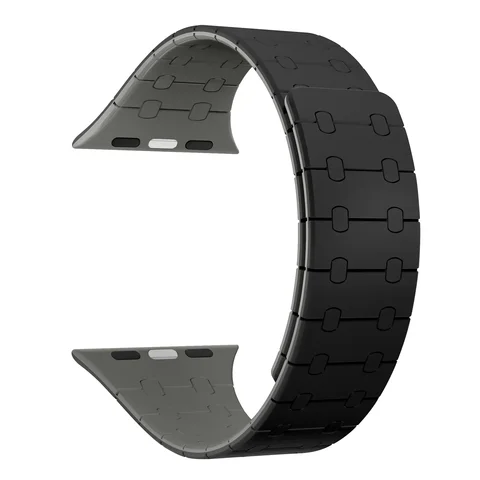 Siliconen magnetische band voor Apple Watch Band Ultra 2 49mm 44 mm 40 mm S10 46mm 42 mm 41 mm 45 mm Bracelet Iwatch Series 9 8 7 6 SE 5