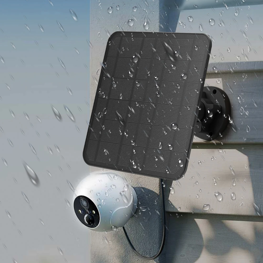 Солнечная панель 5 В 6 Вт IP65 водонепроницаемый порт Micro USB и USB-C зарядный кабель 9 8