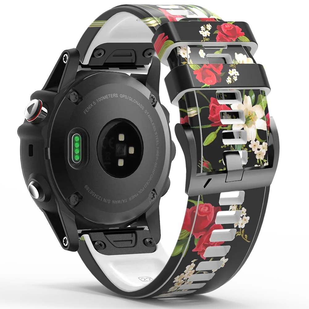 Фото Ремешок Quickfit 26 мм/22 мм для Garmin Fenix 8 7X 7 pro 6X 6 pro 5X 5 plus Epix 2/Epix pro 2 51 мм 47 мм 965 955 Браслет-браслет №5