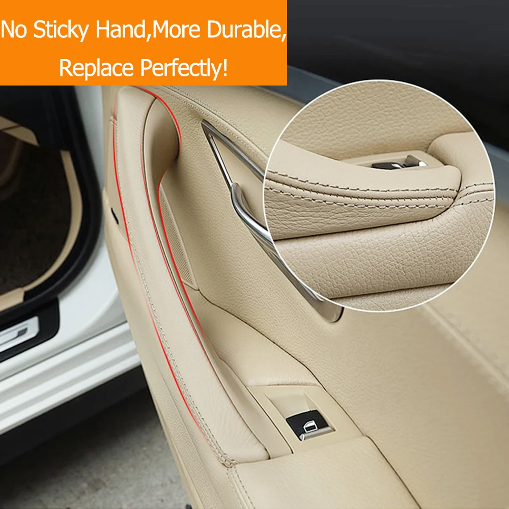 Левая Правая внутренняя кожаная ручка для пассажирской двери в сборе BMW 5 серии F10