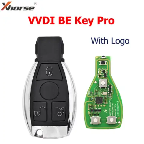 Улучшенная версия Xhorse VVDI BE Key Pro с умным корпусом для ключей, 3 кнопки с логотипом для B * enz для телефона