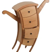 retro special shaped fork waist chest of drawers locker personalized creative side cabinet solid curio cabinet children