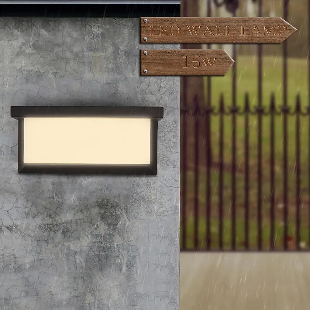 

Водонепроницаемый светодиодный настенный светильник, 15 Вт, 3000 К