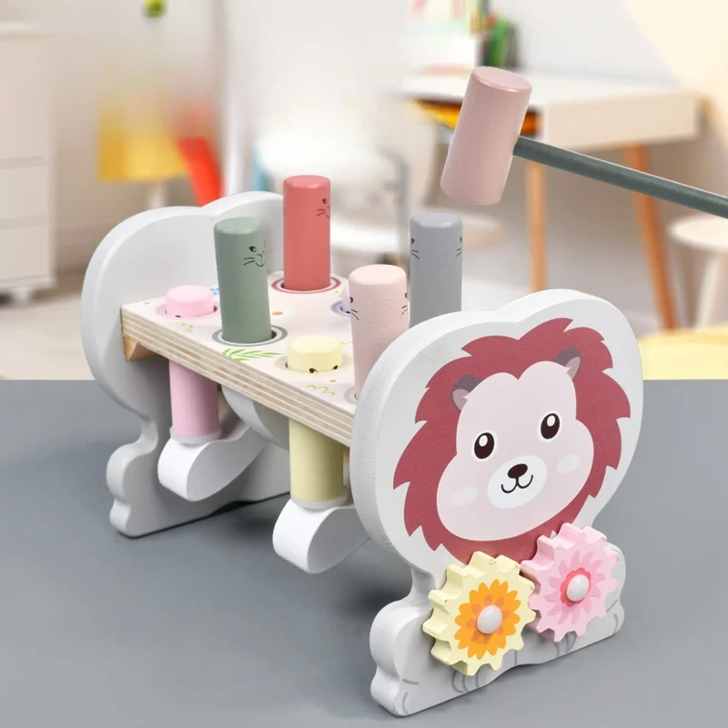 Деревянные Игрушки Монтессори Для Малышей Развитие Мелкой Моторики Координация