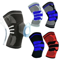 1pc high elastic sports knee pad silicone knit knee support brace patella kneepads basketball volleyball safety guard protector