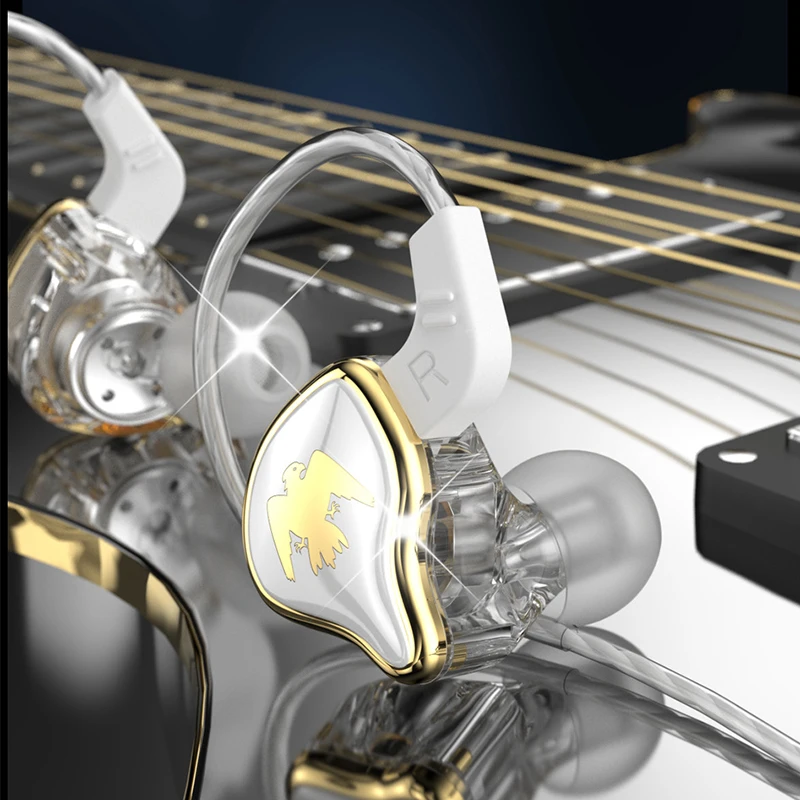 

20 шт. проводные наушники QKZ AK6 Ares 3,5 мм проводные динамические Hi-Fi музыкальные спортивные наушники-вкладыши Спортивная гарнитура