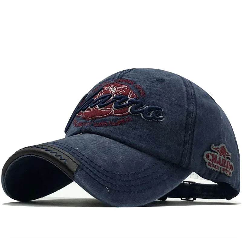 

Хлопковая бейсболка для женщин и мужчин, винтажная, с вышивкой