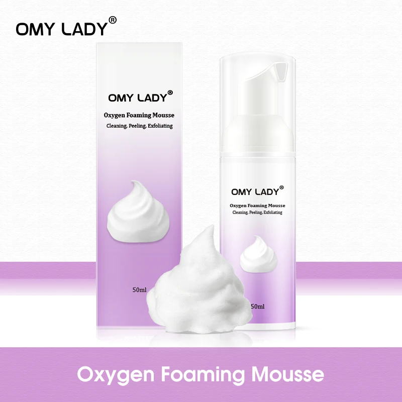 

OMY LADY кислородный Пенящийся мусс глубокое очищение очищающее средство для лица увлажняющее масло контроль сужение пор удаление черных точе...