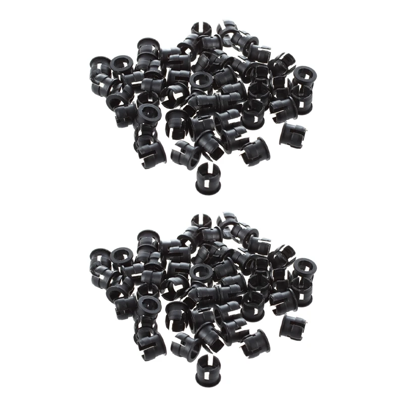 

100Pcs 5Mm Black Plastic LED Holder Case Clip Display Panel