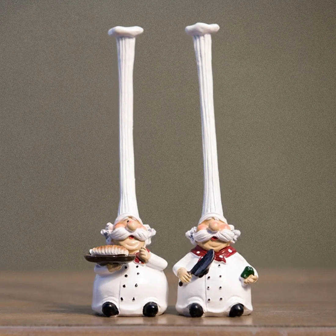 1 пара американской деревни в стиле ретро верхняя шляпа шеф-повара пластиковое