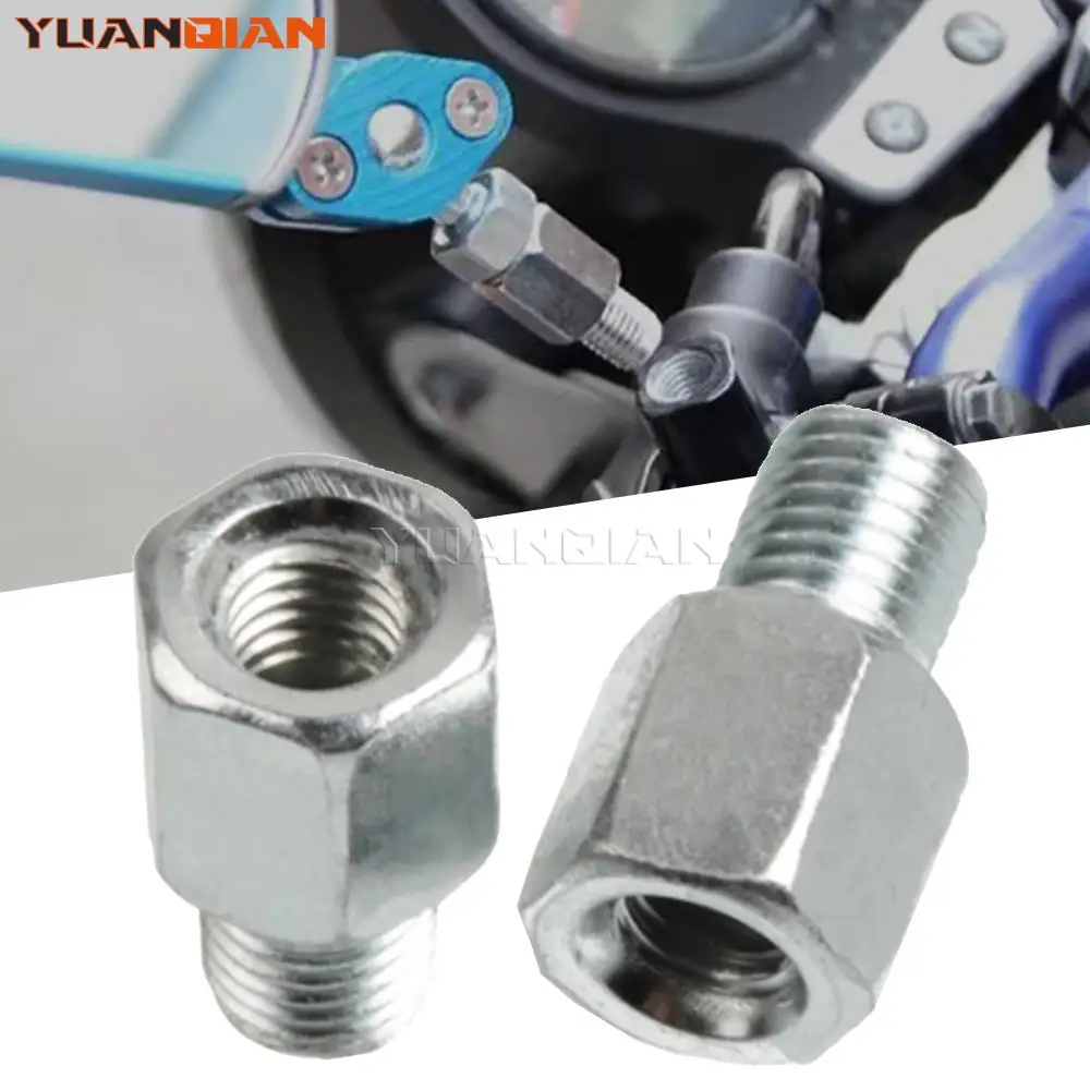 

Motorcycle Mirror Adapters M10 10MM M8 8MM Rearview Mirrors Conversion Bolt Screws Clockwise Right Left Thread Accessories
