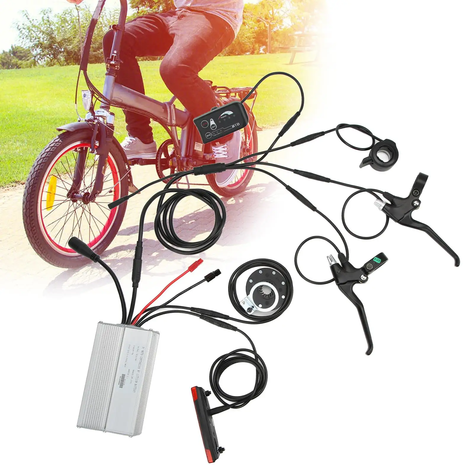 Набор контроллеров для электрического велосипеда 36 В/48 в 1000 Вт 30 А с дисплеем