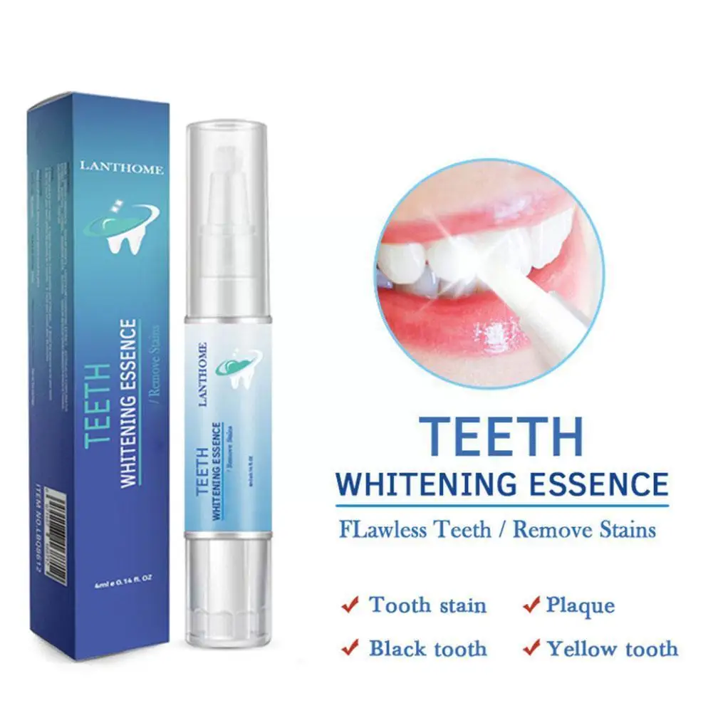 

Lanthome Teeth Whitening Pen Cleaning Tooth Pen Repairing 4ML Pen To Tooth Yellow Brightening Beauty Gel Pen Y7Y9