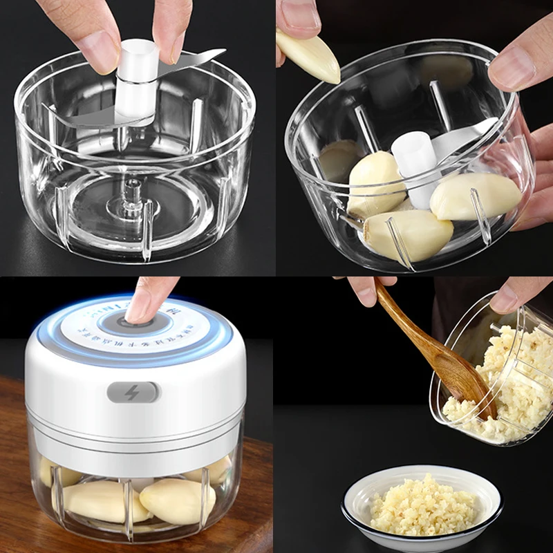 USB-миксер Электрический для продуктов кухонный измельчитель чеснока мяса