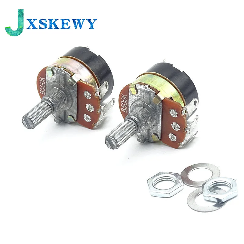 

Регулятор скорости WH138-1, с переключателем, потенциометром, B5K, B10K, B20K, B50K, B100K, B200K, B250K, B500K, B1M, 2 шт.