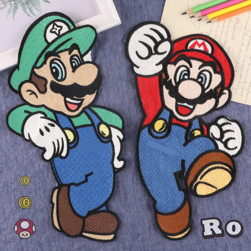 

1 Pcs Large Cartoon Anime Patches Hand Sewing DIY Decoration Anti-Blemish Clothing Custom Patch Iron Patches Personalized Patch