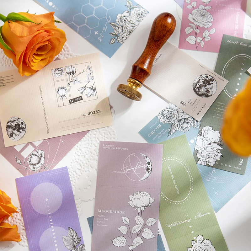 

20 шт. Романтический полый лак для записей коллекция винтажный материал подложка коллаж материал для сообщений бумага 6 моделей