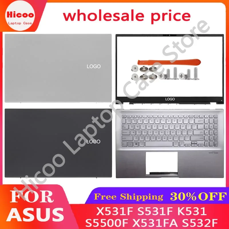 Для ASUS S5500F X531F S531F K531 X531FA S532F ноутбука ЖК-задняя крышка передняя панель верхняя