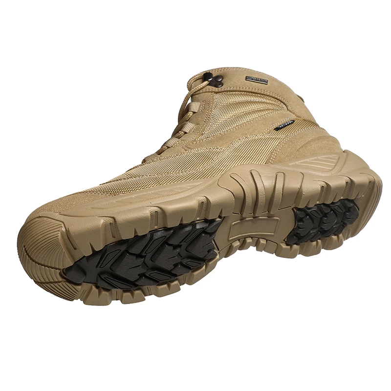 2023 New Men's Military Boots Camo Desert Boots High Top Sports Shoes Men's Anti slip Work Shoes Mountaineering Shoes